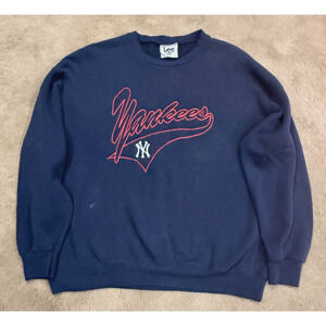 Vintage Lee Sport New York Yankees Sweatshirt Mens Made in the USA Size XL